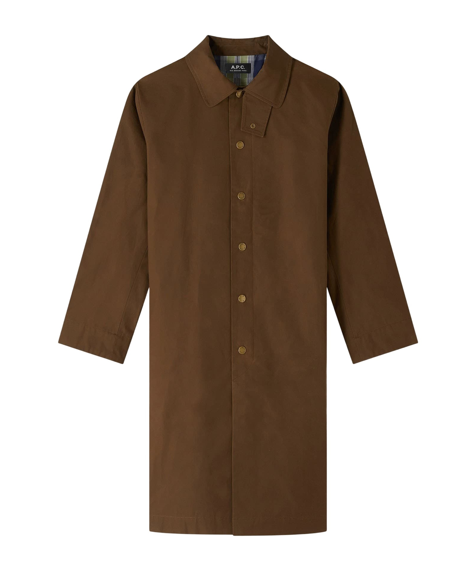 Apc Long-sleeved Windbreaker In Brown