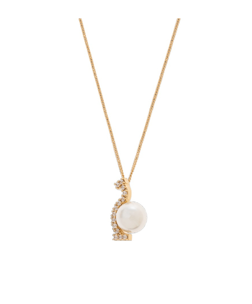 Ferragamo Pendant Necklace In Yellow