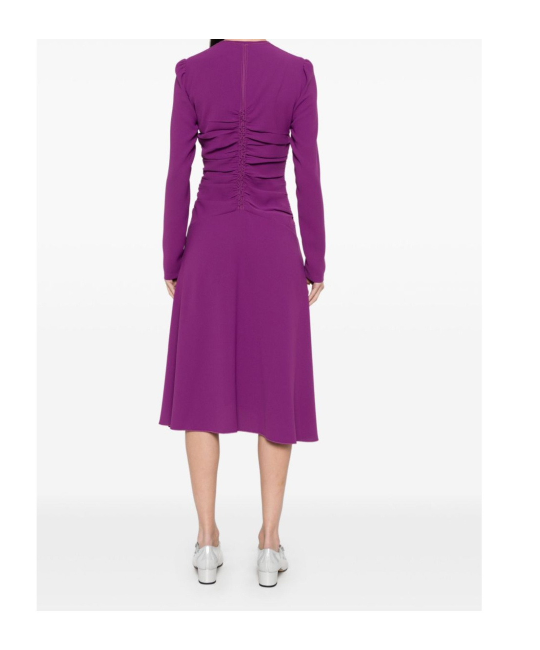 N°21 Crepe Midi Dress In Purple
