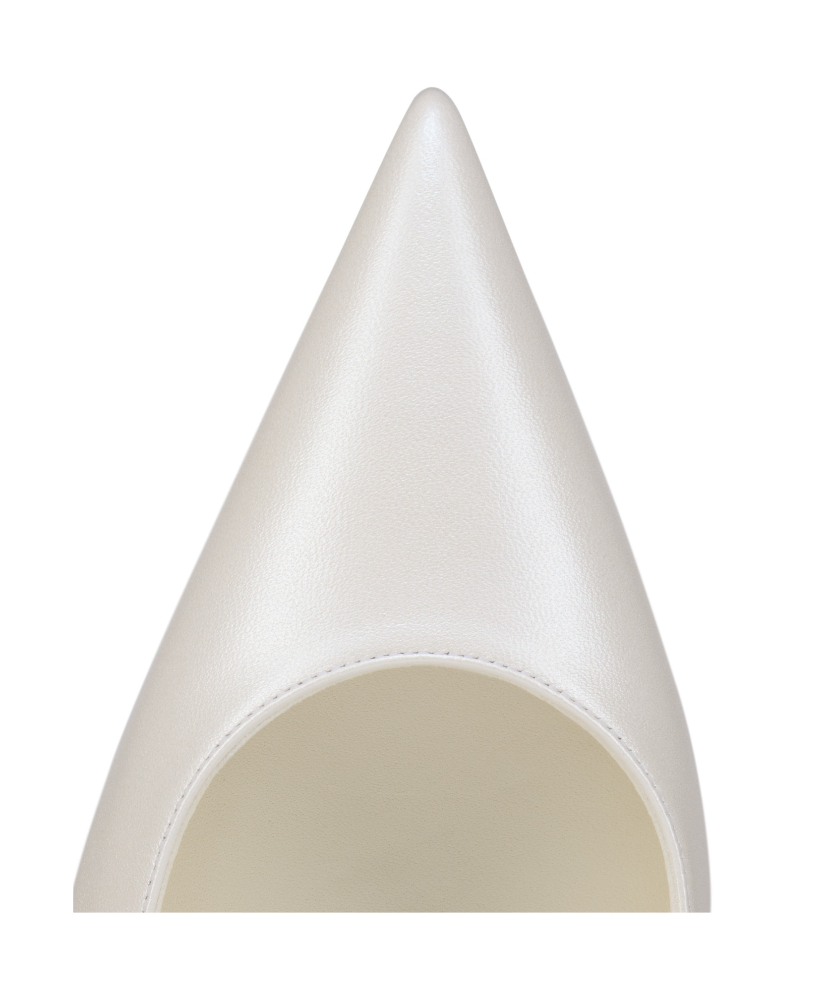 Christian Louboutin Pointed Toe High Heels In White