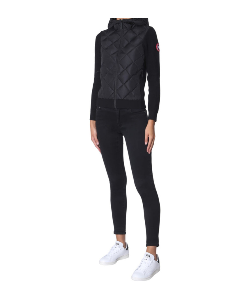 CANADA GOOSE RIBBED PANEL JACKET
