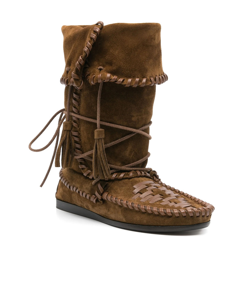 Isabel Marant Caramel Suede Winki Boots