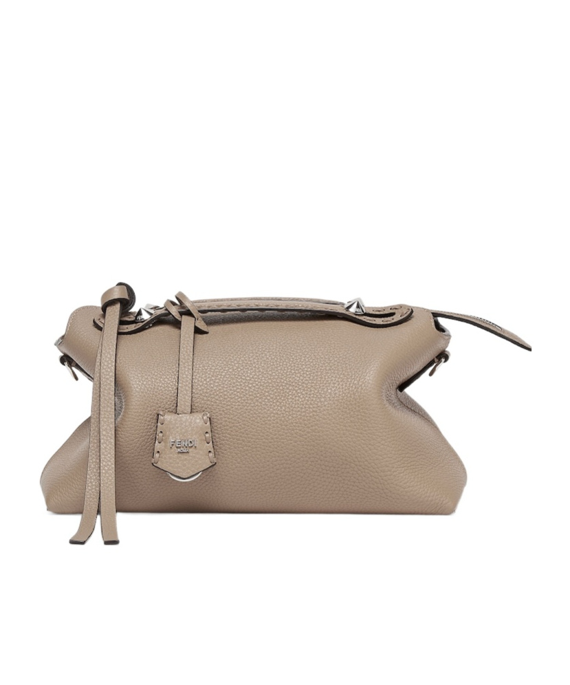 Fendi By The Way Selleria Medium Shoulder Bag In Nude