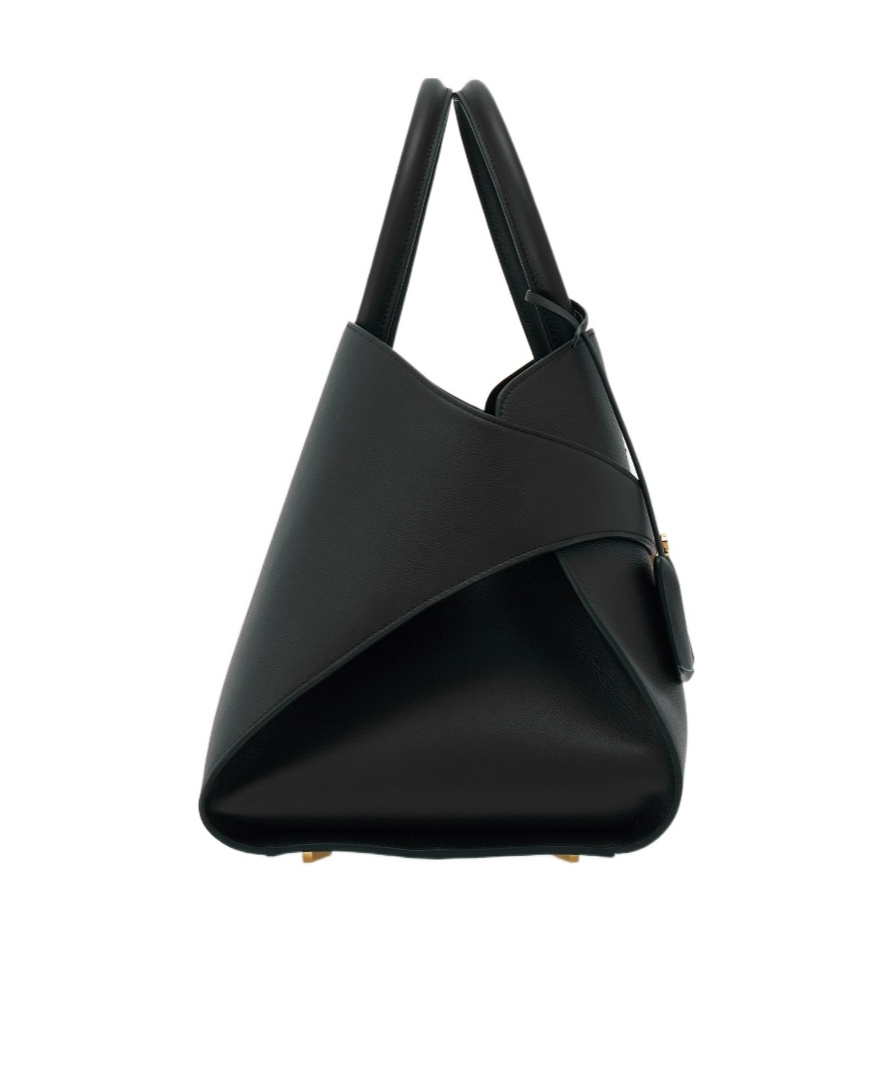 Ferragamo Mini Clutch Embellished Gancini Buckles In Black