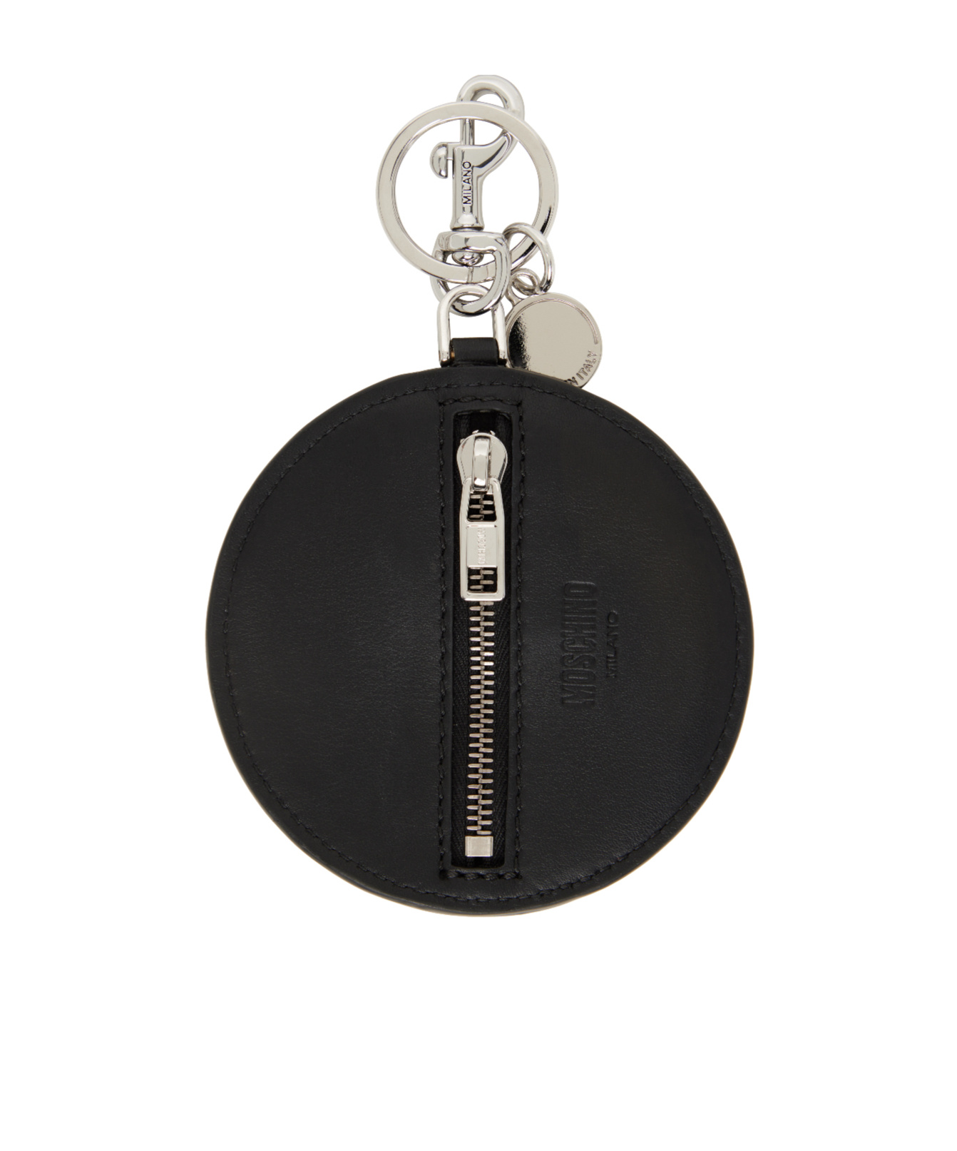 Moschino Tao Keychain In Black