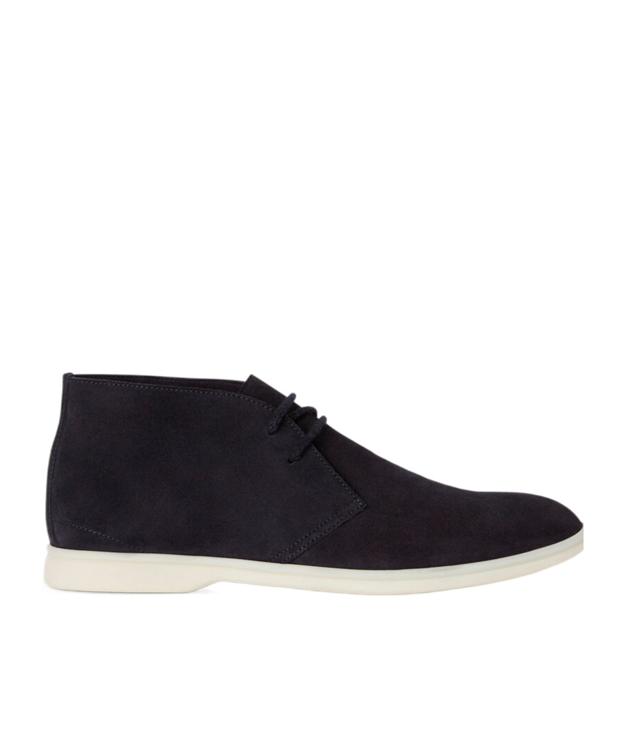 Loro Piana Desert Walk Boot In Navy Blue
