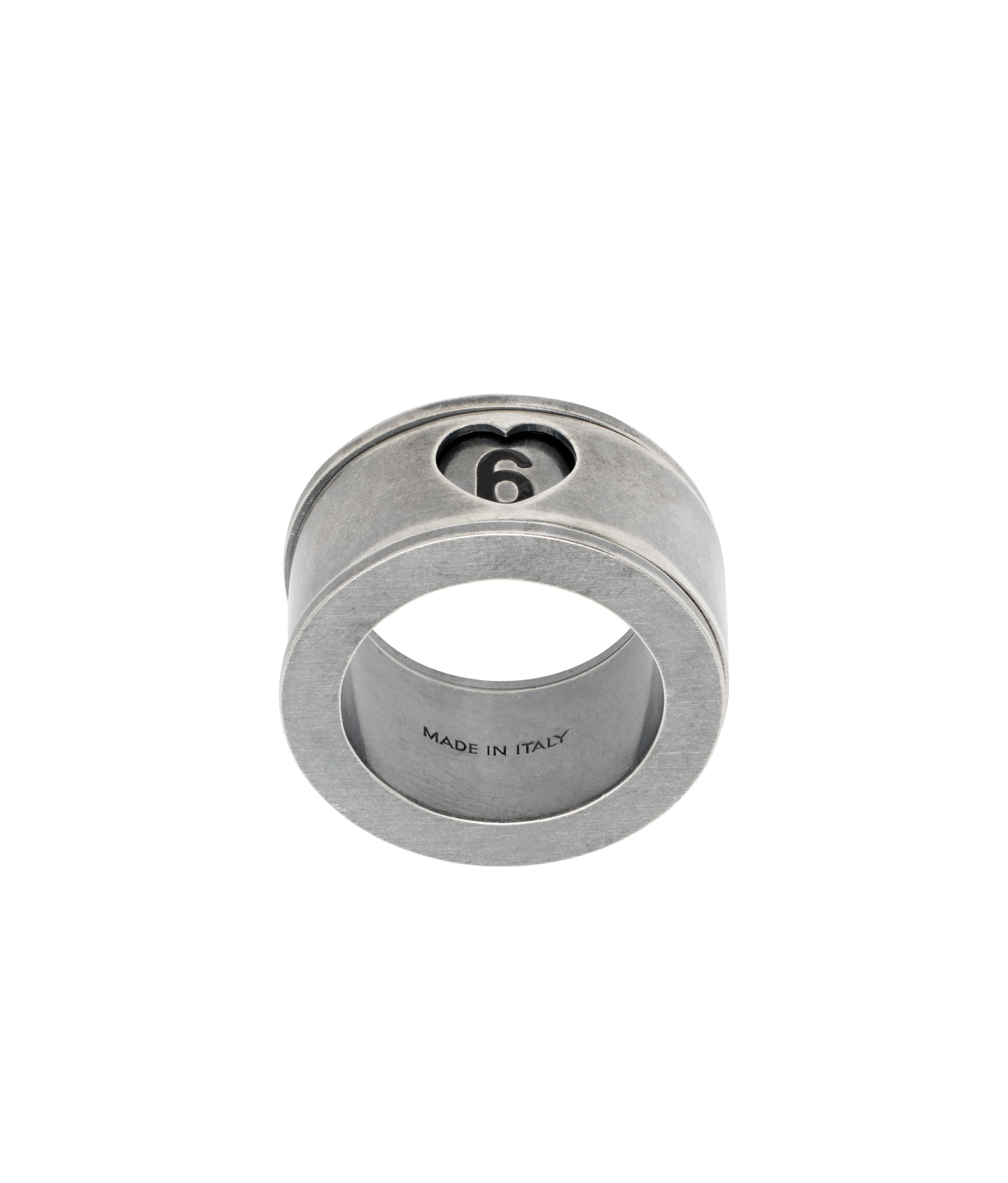 MM6 MAISON MARGIELA HEART-SHAPE FRAME RING