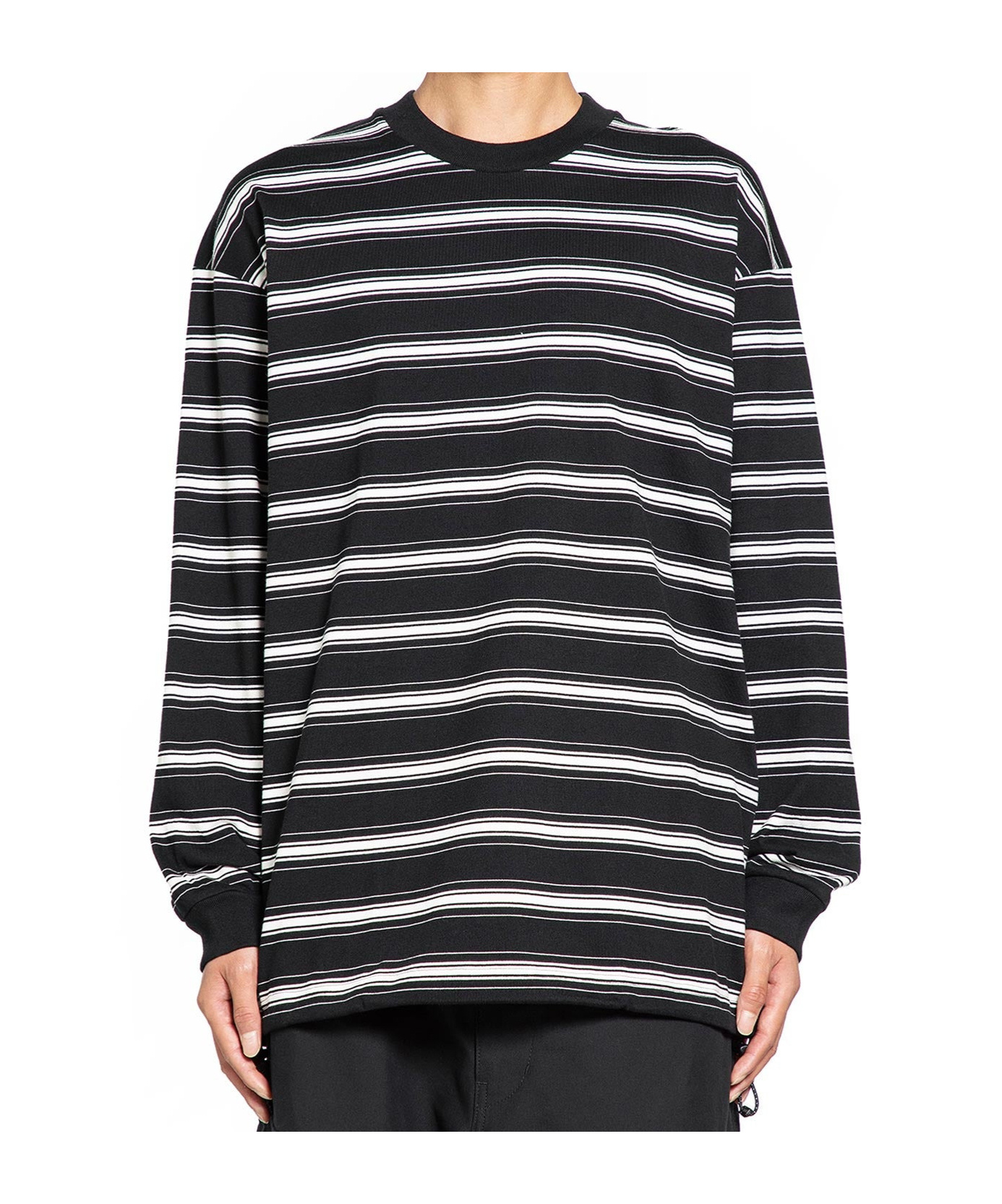 Comme Des Garçons Long Sleeve T-shirt In Black