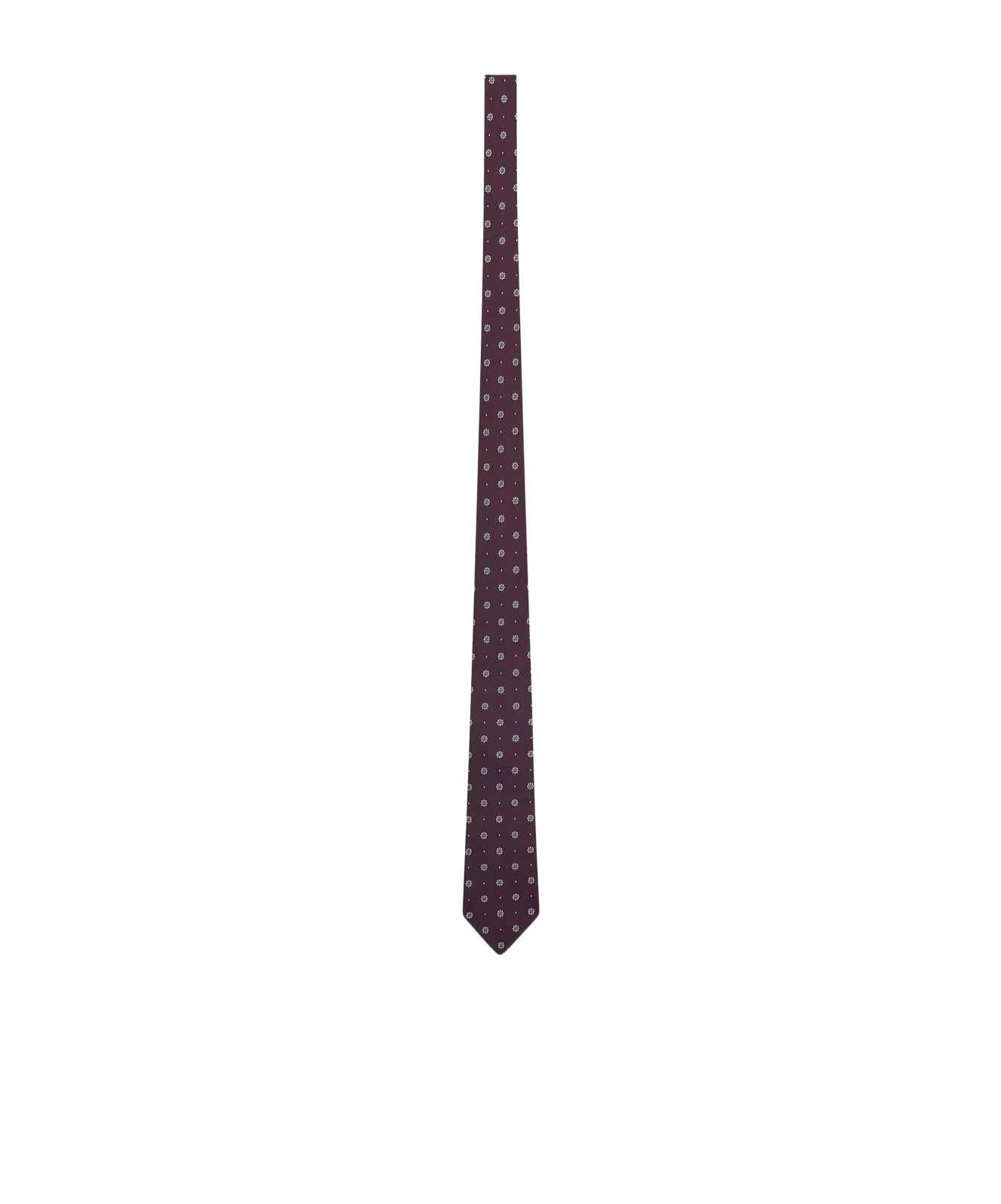 Saint Laurent 7cm Silk-jacquard Tie In Multi