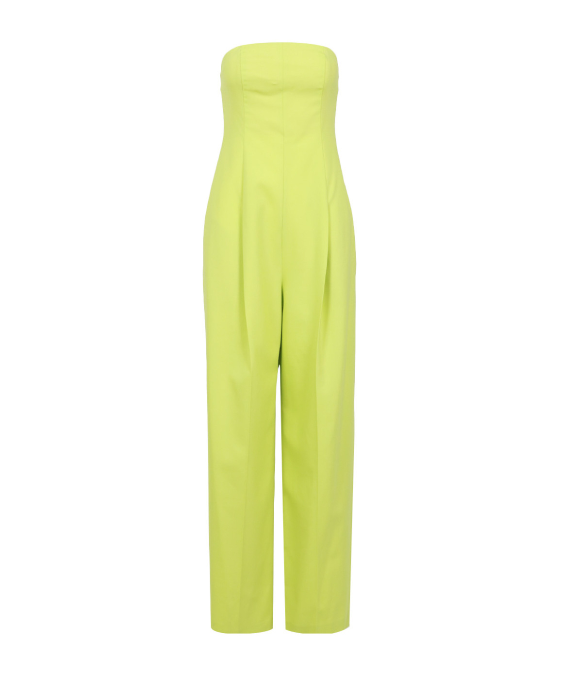 Philosophy Di Lorenzo Serafini Strapless Straight-leg Jumpsuit In Yellow
