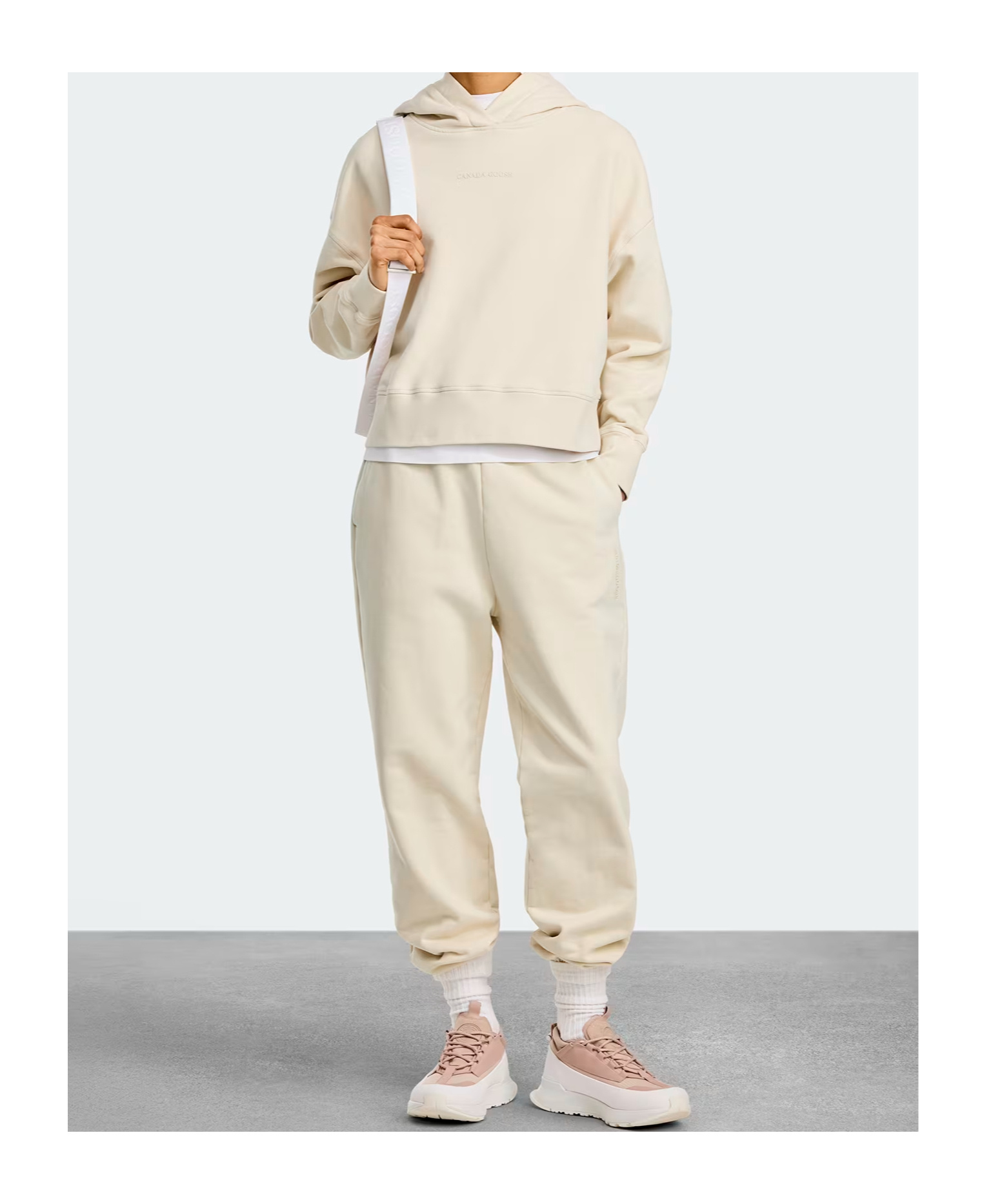 Canada Goose Muskoka Relaxed Hoody In Linen