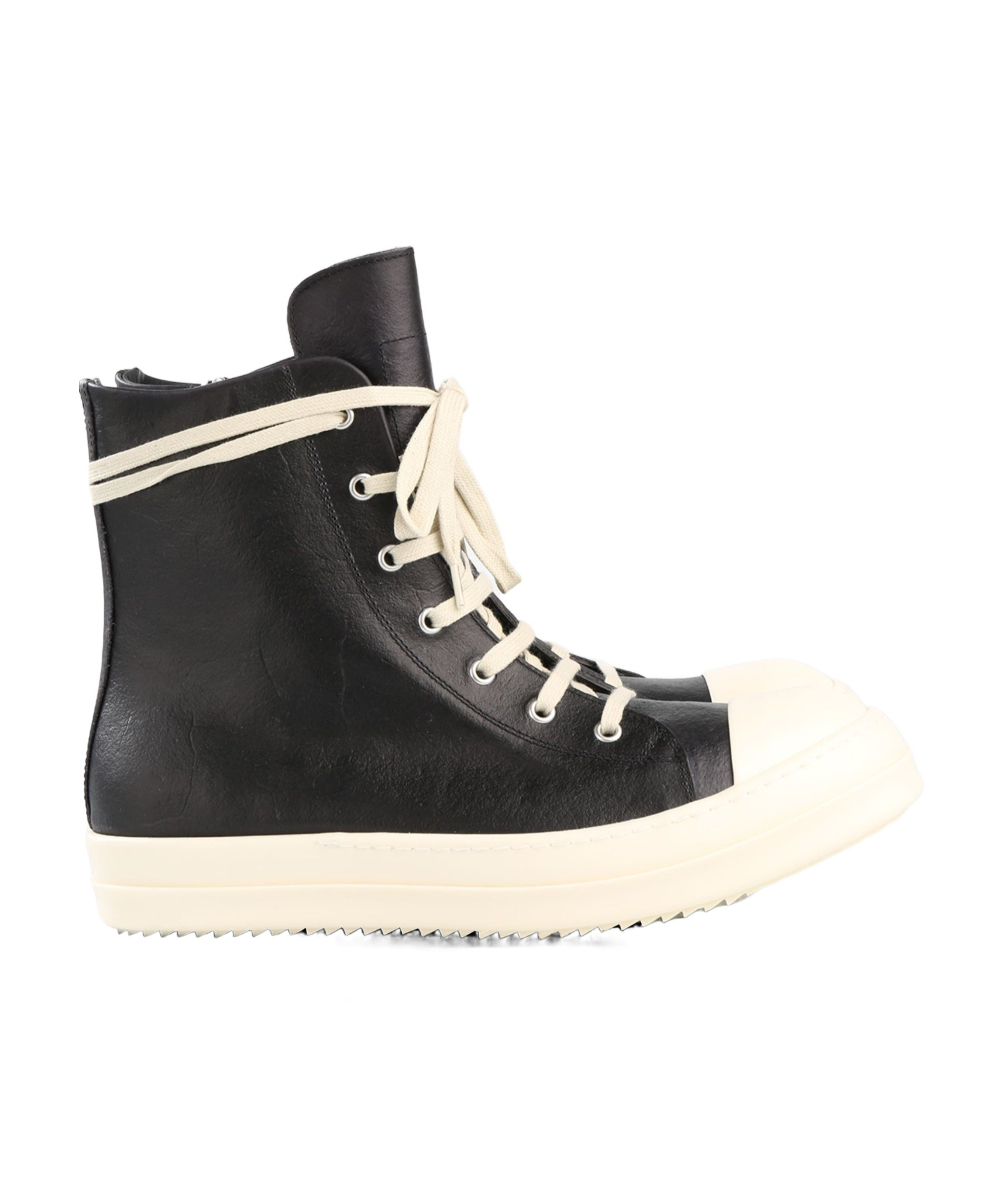 Rick Owens Black Hollywood Mega Bumper Sneakers In Black