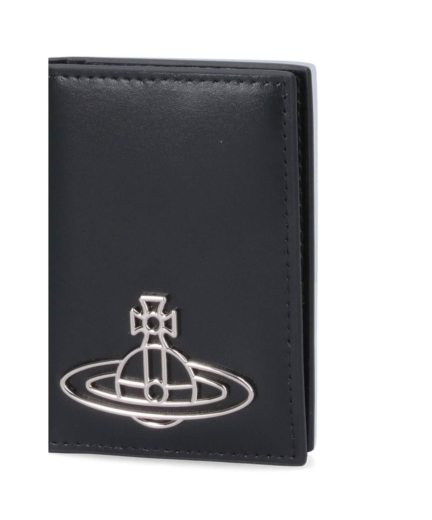 Vivienne Westwood Bifold Logo Card Holder In Black