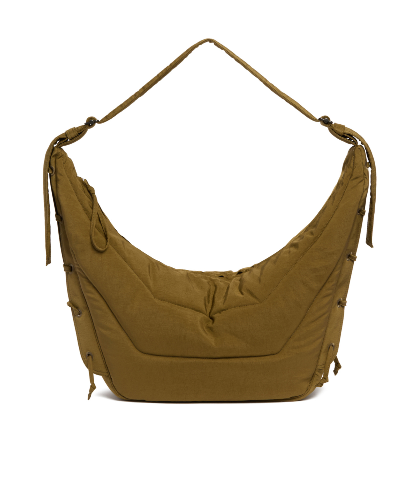 Lemaire Quilted Shoulder Bag In Brown