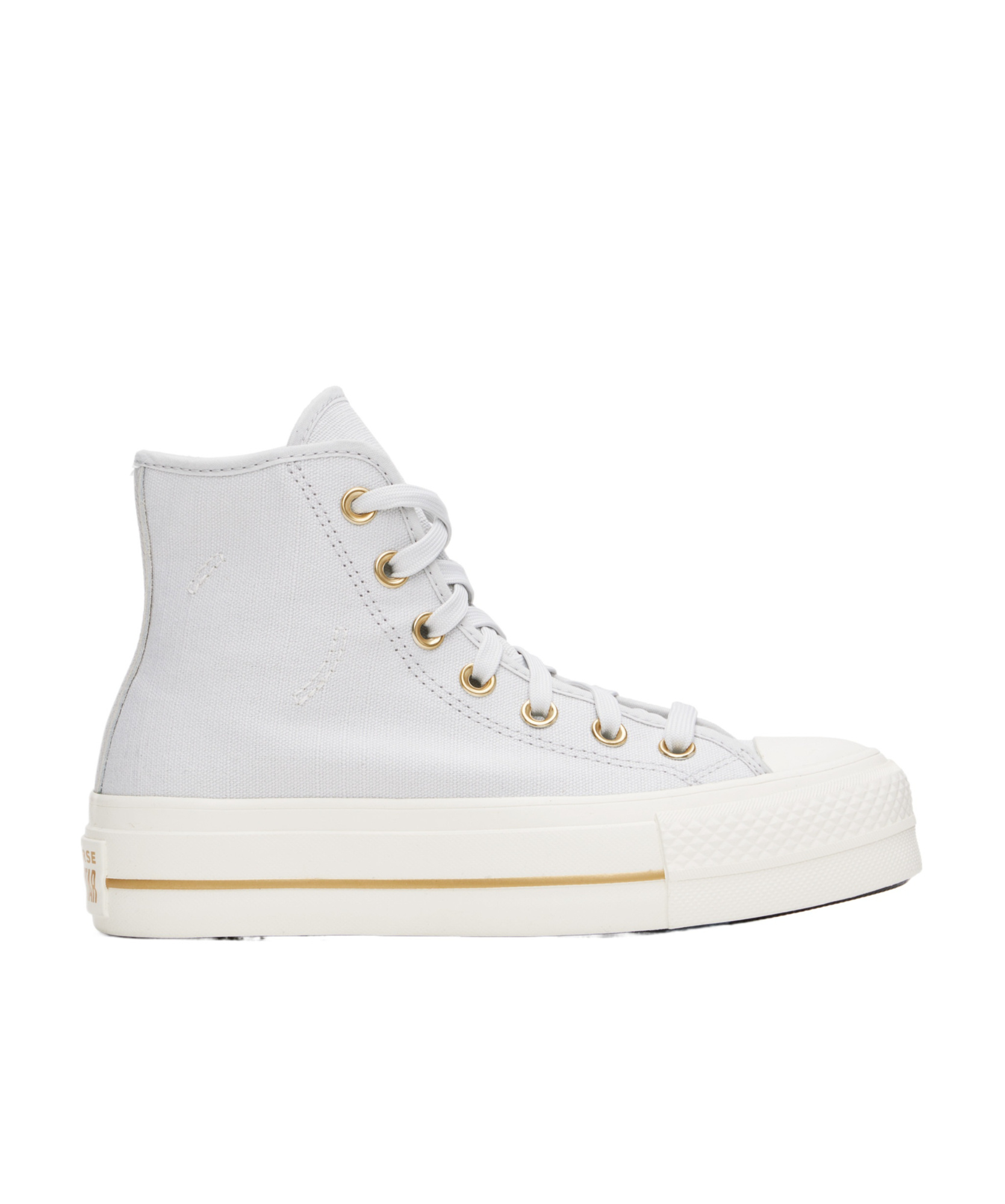 Converse Lace-up High-top Casual Shoes In White
