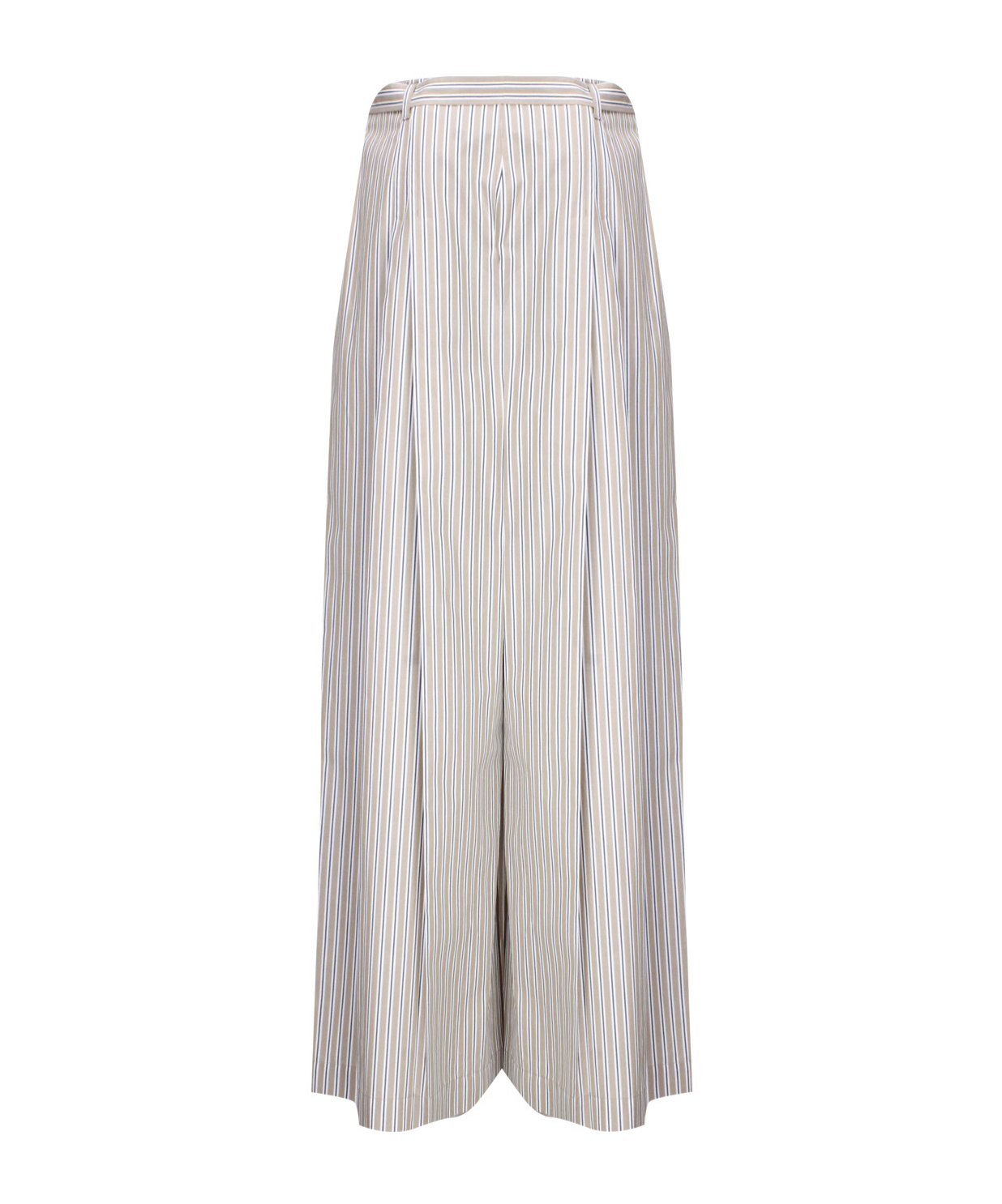 Alberta Ferretti Belt-loop Casual Pants In White