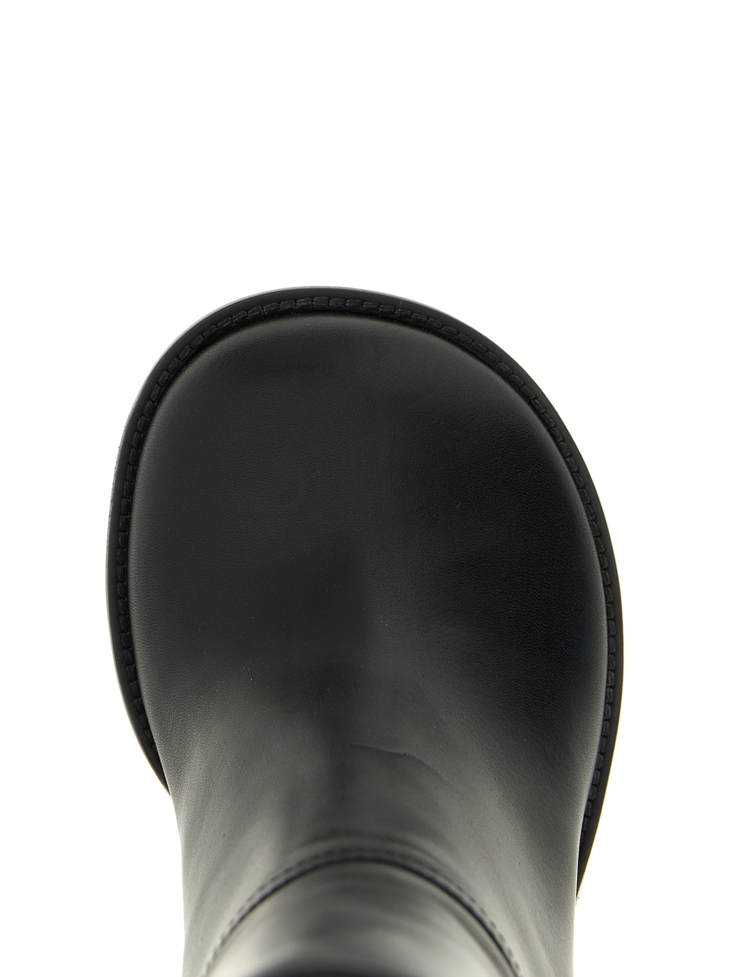 Dries Van Noten Curved Wedge Heel Boots Boots And Ankle Boots Black In Black