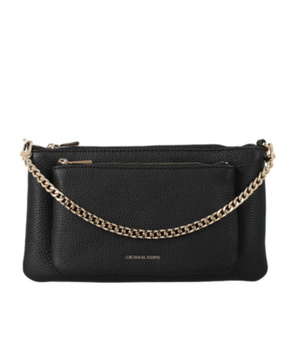 Michael Kors Michael Jet Set Medium Shoulder Bag In Black