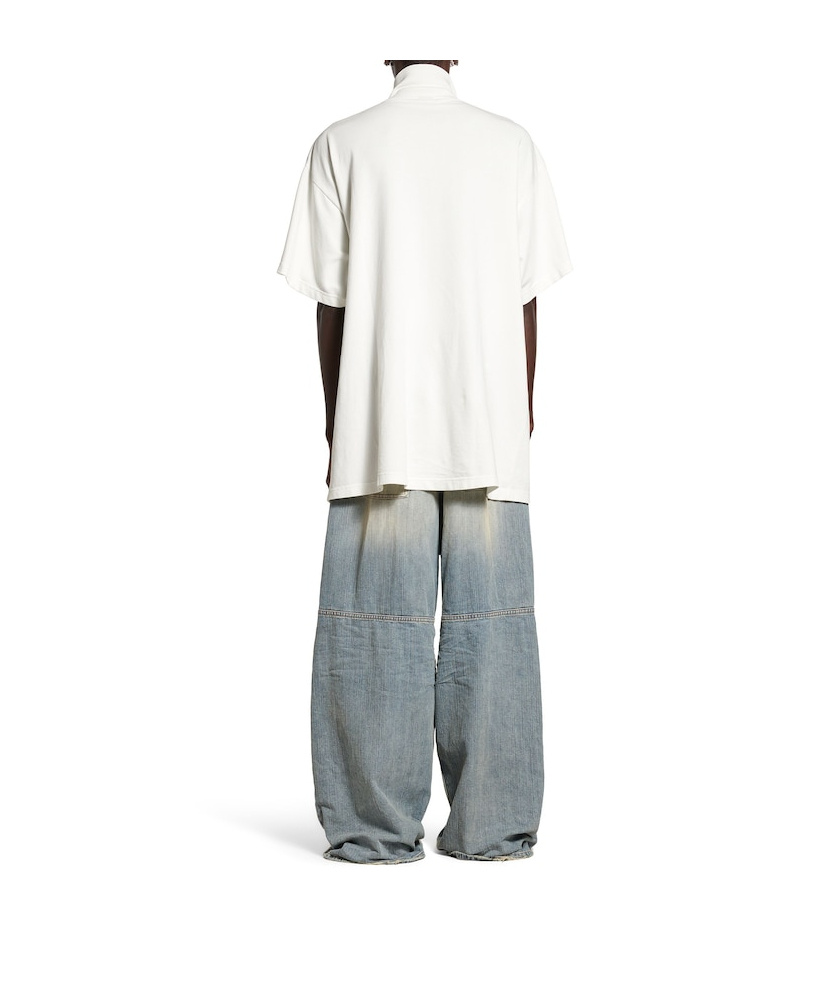 BALENCIAGA BALENCIAGA LOGO EMBROIDERED POLO SHIRT