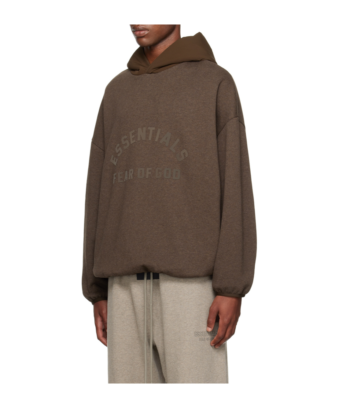 Essentials Front Logo Patch Elasticated Waistband Sweatshirt