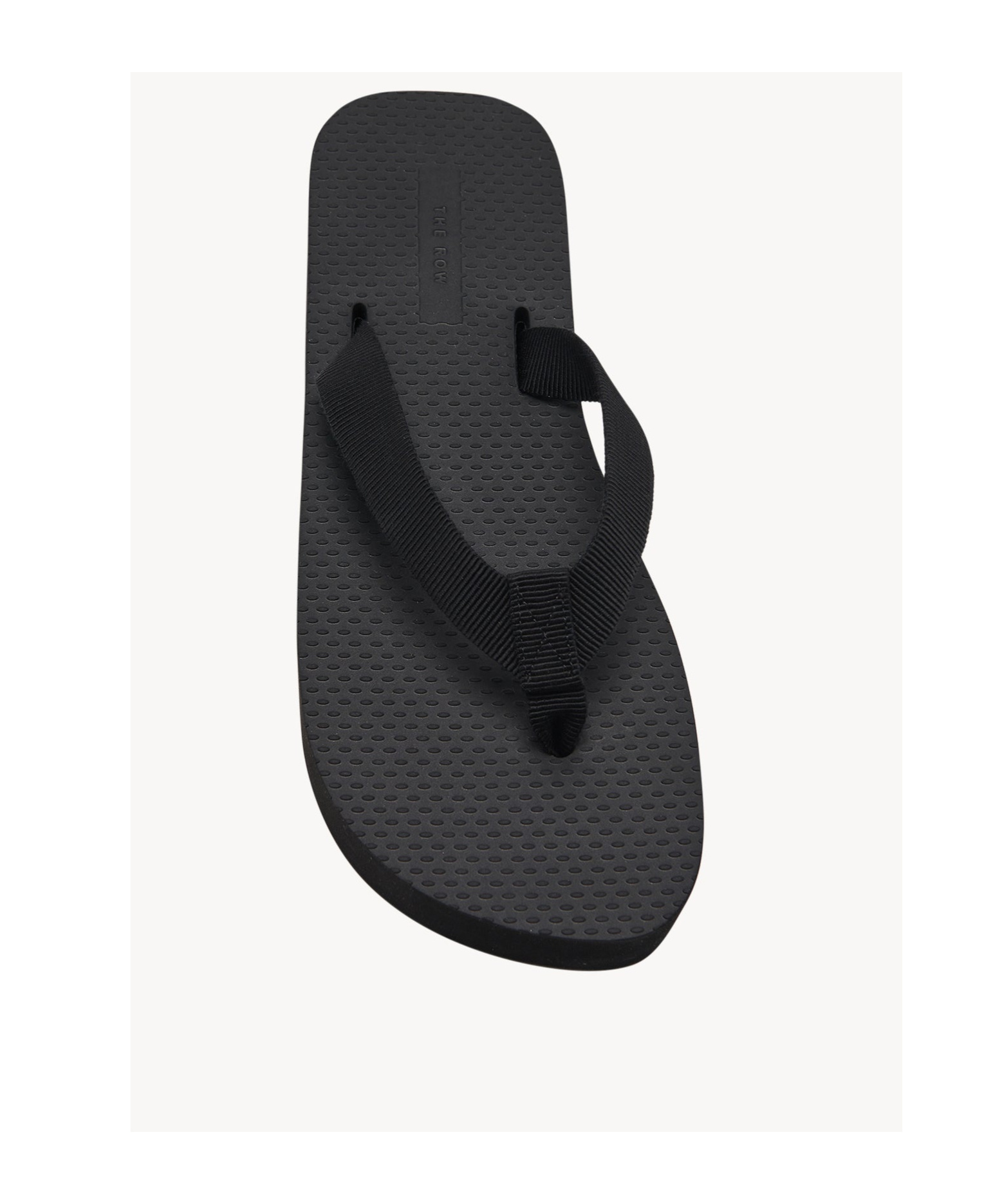 The Row Dune Cotton-blend Grosgrain Platform Flip Flops