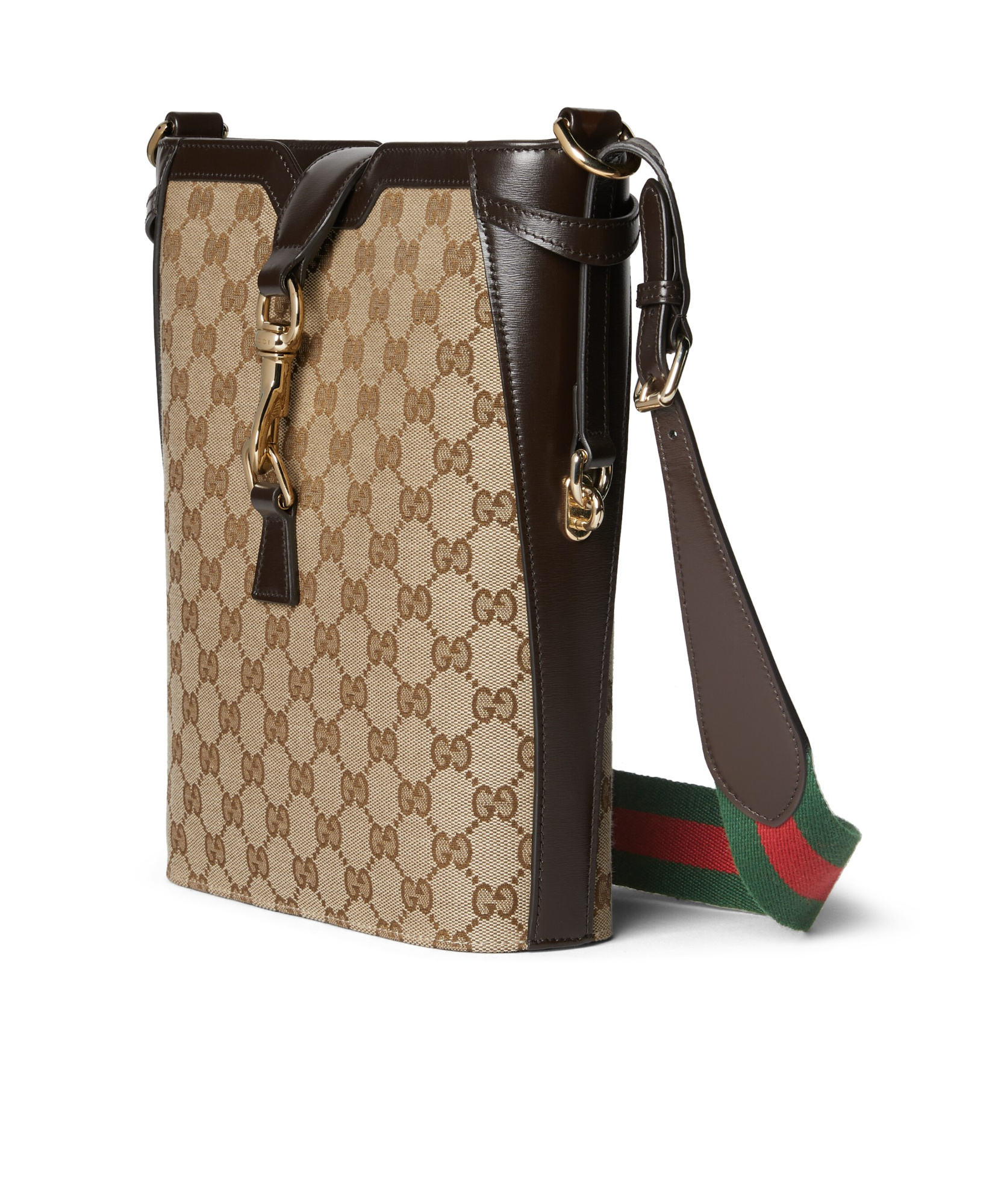 Shop Gucci Medium Gg Canvas Shoulder Bag In Nude