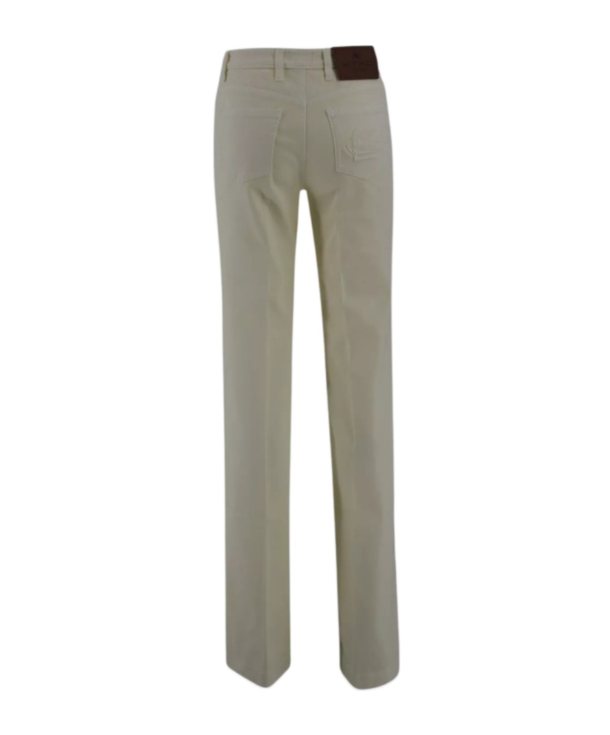 Etro Belt Loops Slacks In Gray