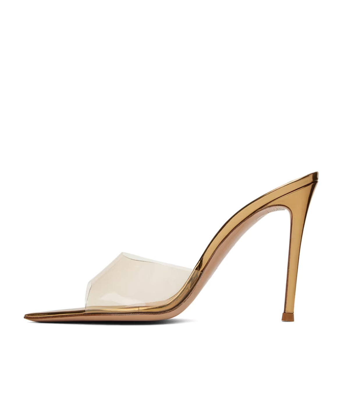 Gianvito Rossi Elle 85 Pointed High-heeled Sandals In Nude