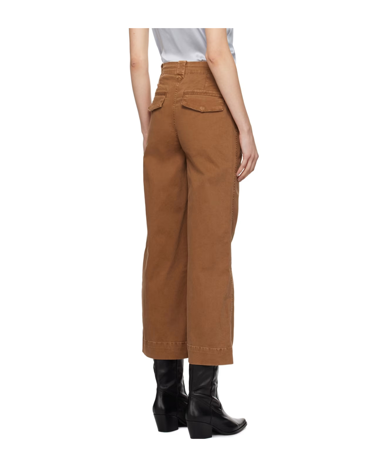 Frame Brown Utility Jeans In Brown
