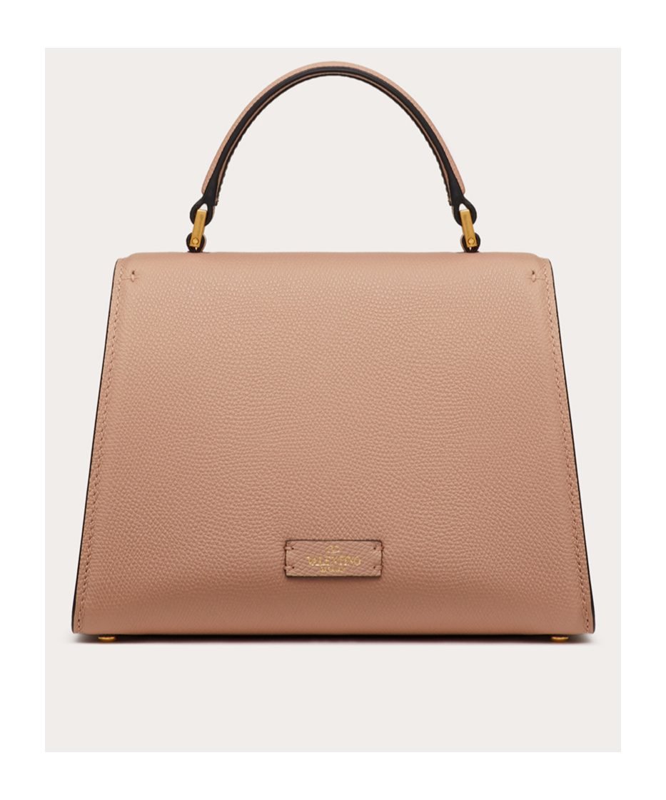 Valentino Small Calf Leather Vsling Top-handle Bag In Pink