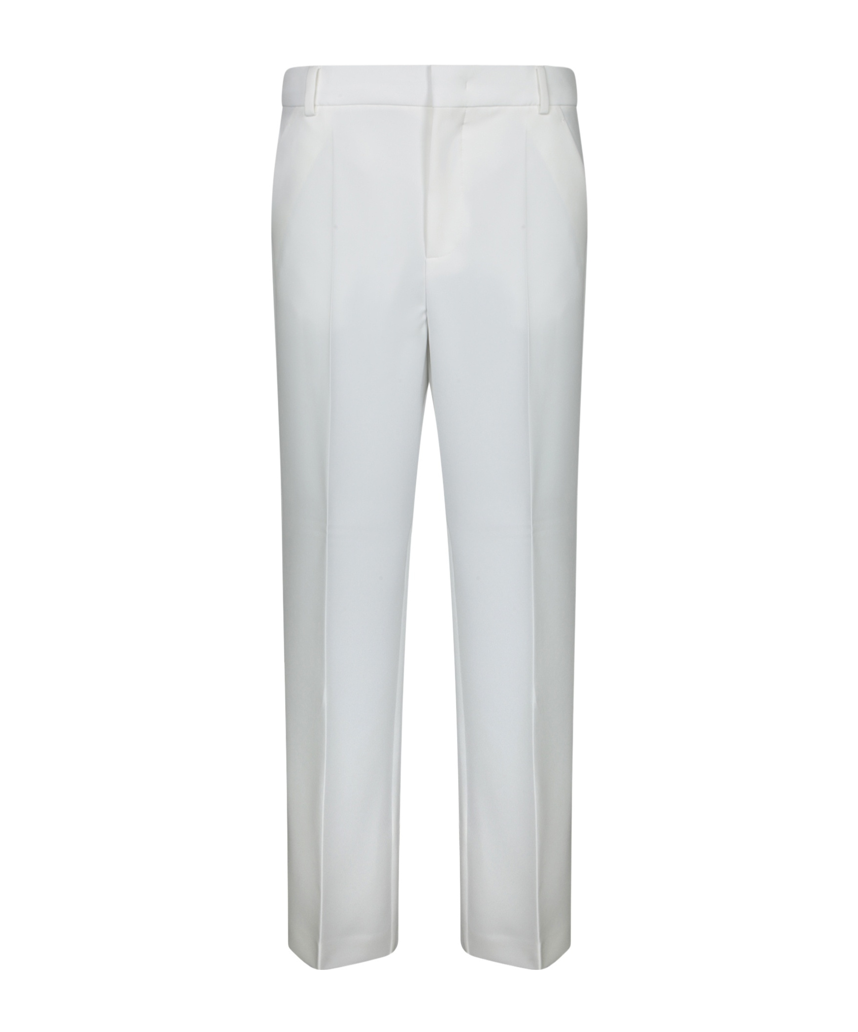Moschino Jeans High-waisted Stretch Pants In White