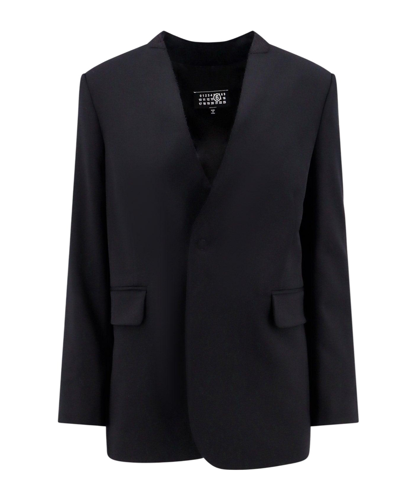 Mm6 Maison Margiela Blazer In Black