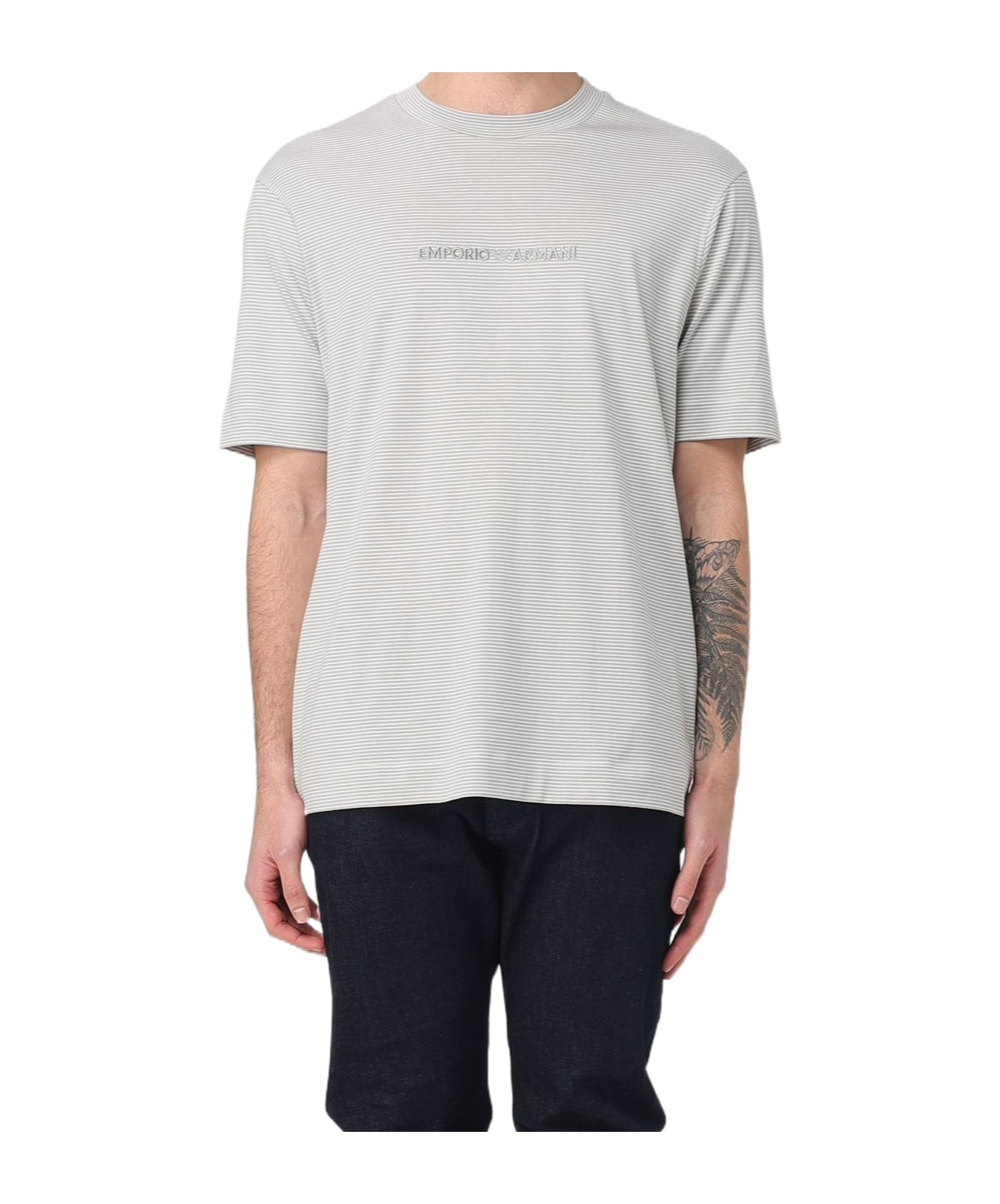 Emporio Armani Cotton T-shirt In White