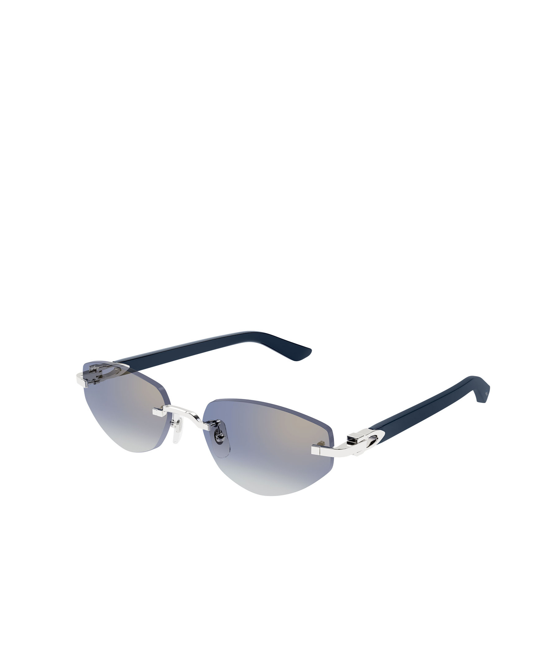 Cartier Rimless Sunglasses In Multi