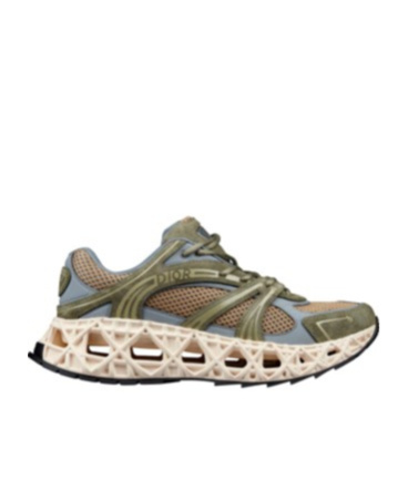 Dior B35 Suede And Mesh Sneakers In Multi