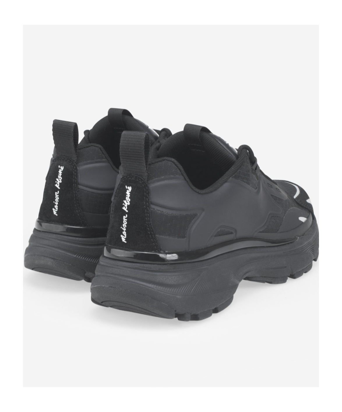 Maison Kitsuné Sora Runners With Textured Upper In Multi