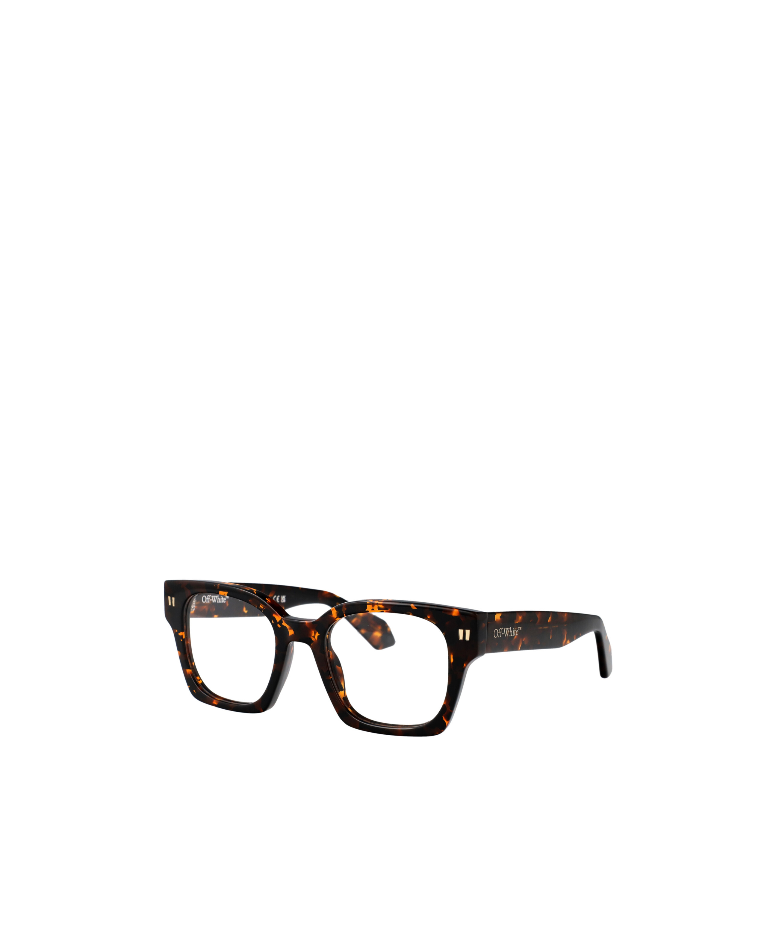 Off-white Full Frame Plain Mirror In Black