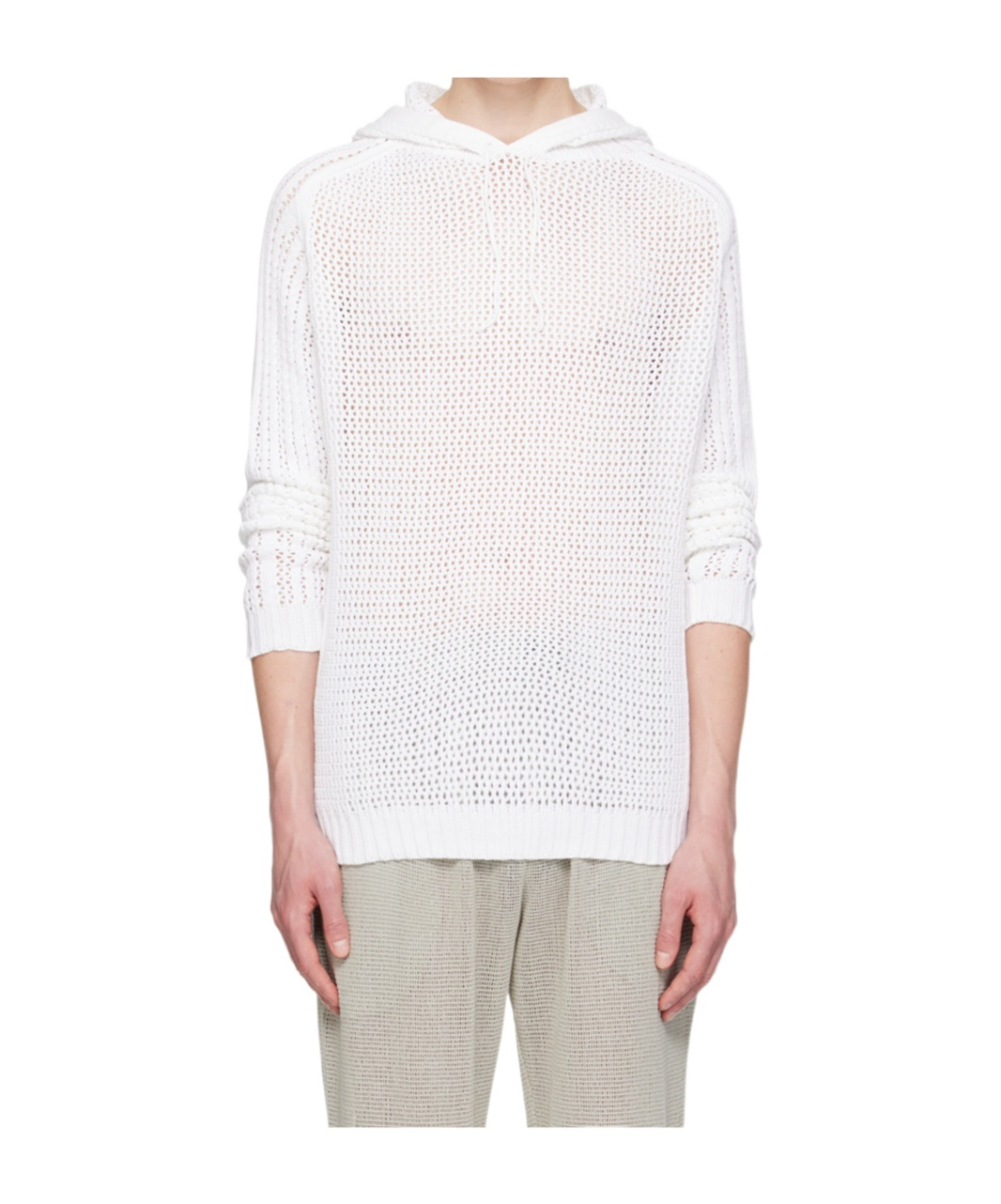 Gimaguas Hooded Sweater In White