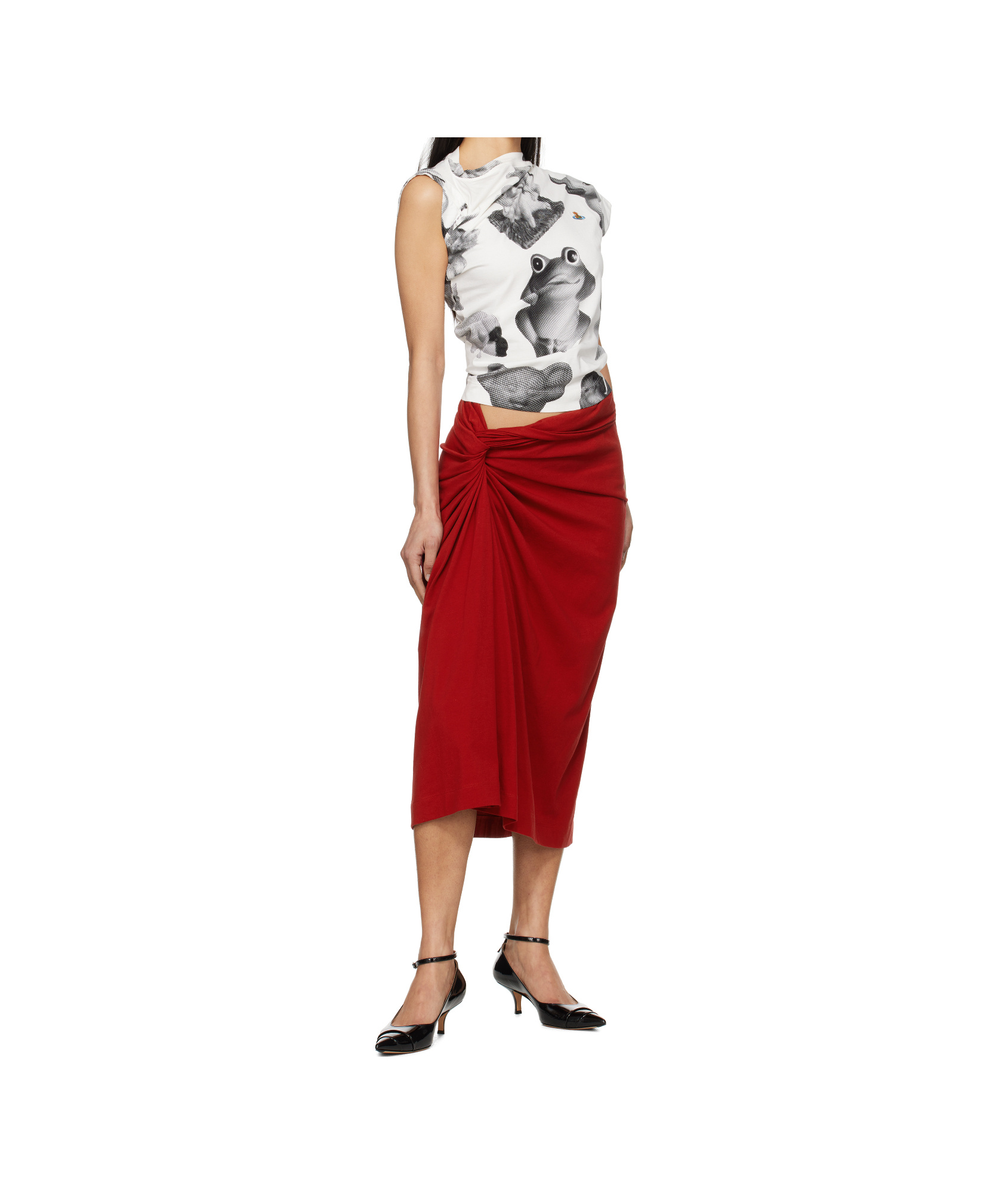 Vivienne Westwood Off-white Hebo T-shirt In Figurine