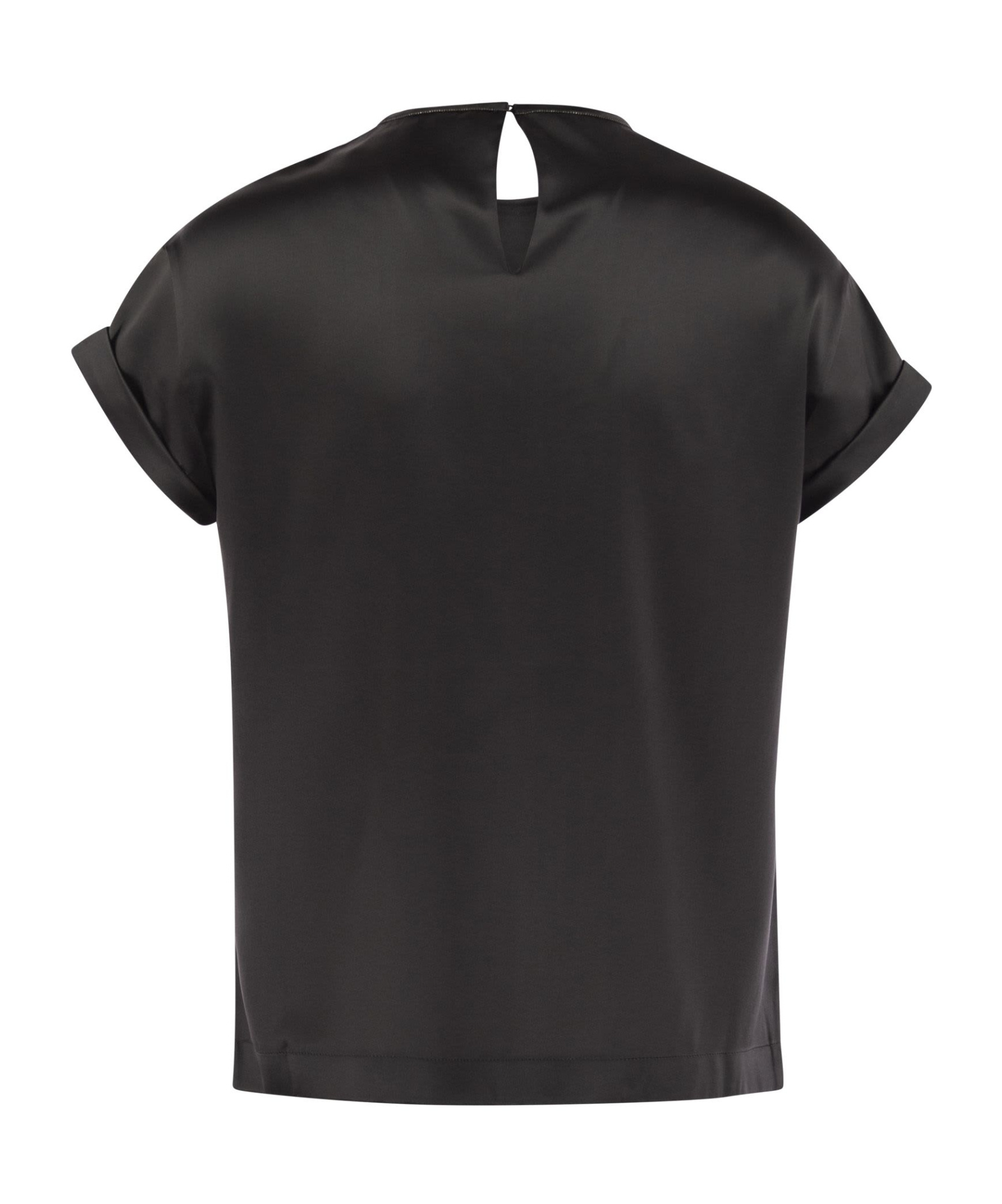 Brunello Cucinelli Cotton T-shirt In Black
