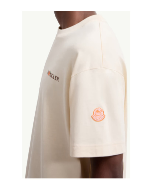 Moncler X Gilga Farm By Donald Glover Logo Patch T-shirt In Neutral