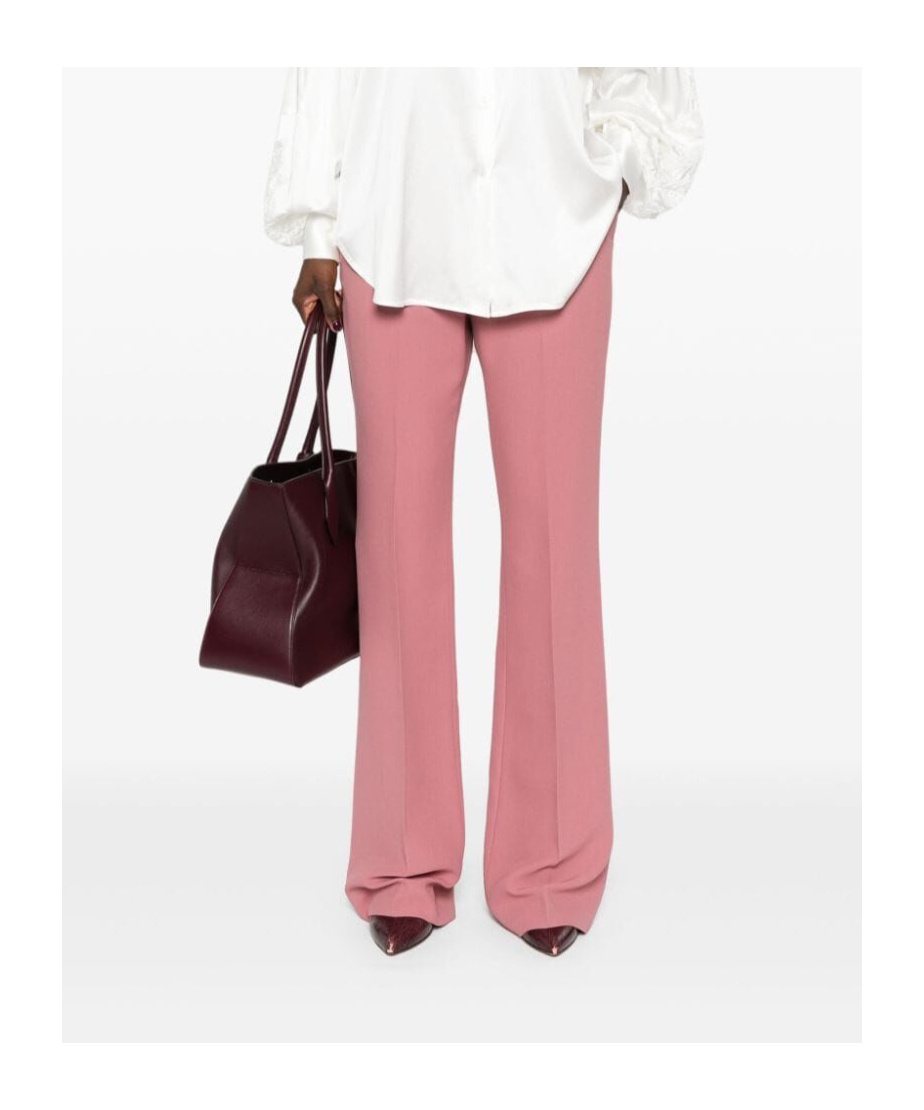 Ermanno Scervino High-waist Tailored Trousers In Pink