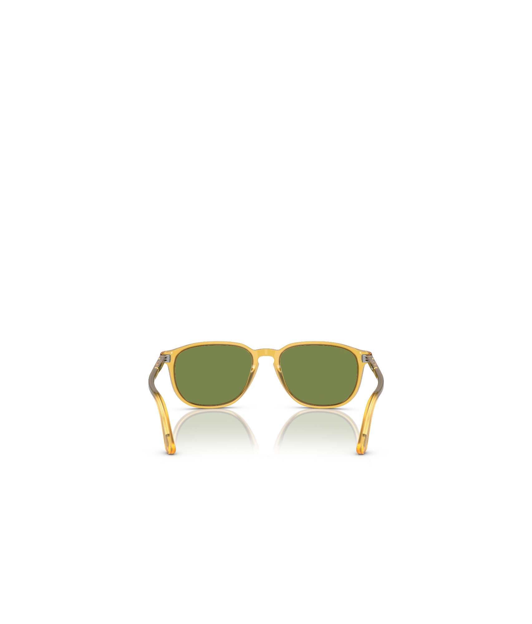 Persol Rectangular Sunglasses In Green