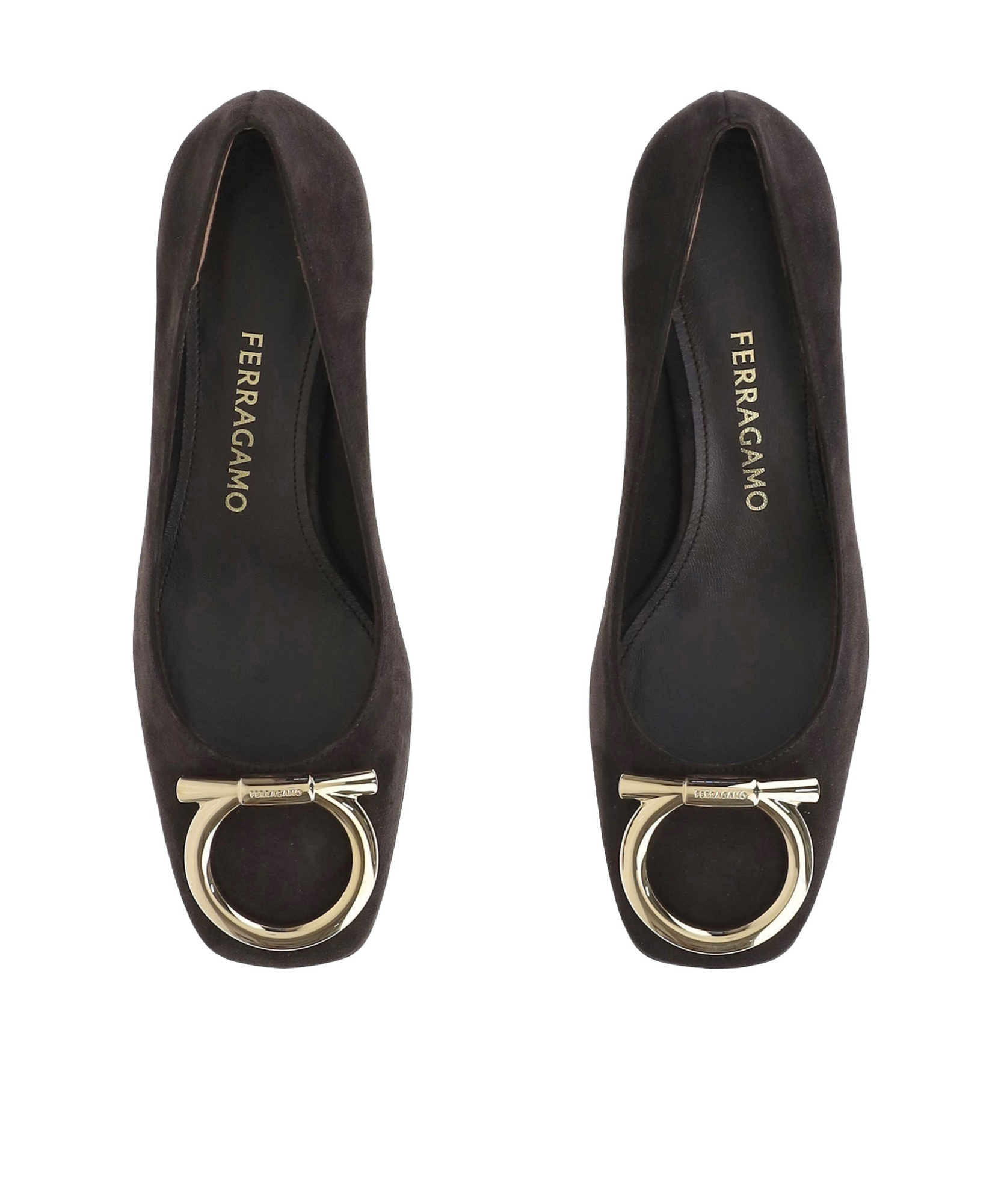 Ferragamo 40mm Gancini-embellished Block-heel Pumps In Green