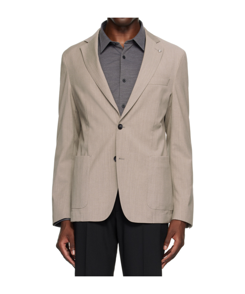 HUGO BOSS SLIM-FIT LONG-SLEEVED BLAZER