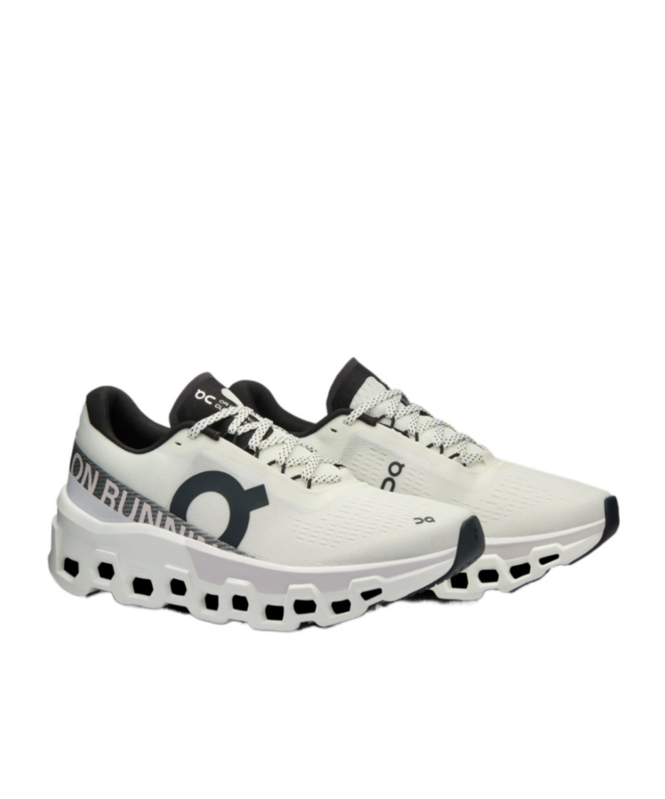 On Running Cloudmonster-2 Lace-up Professional Sneakers In White