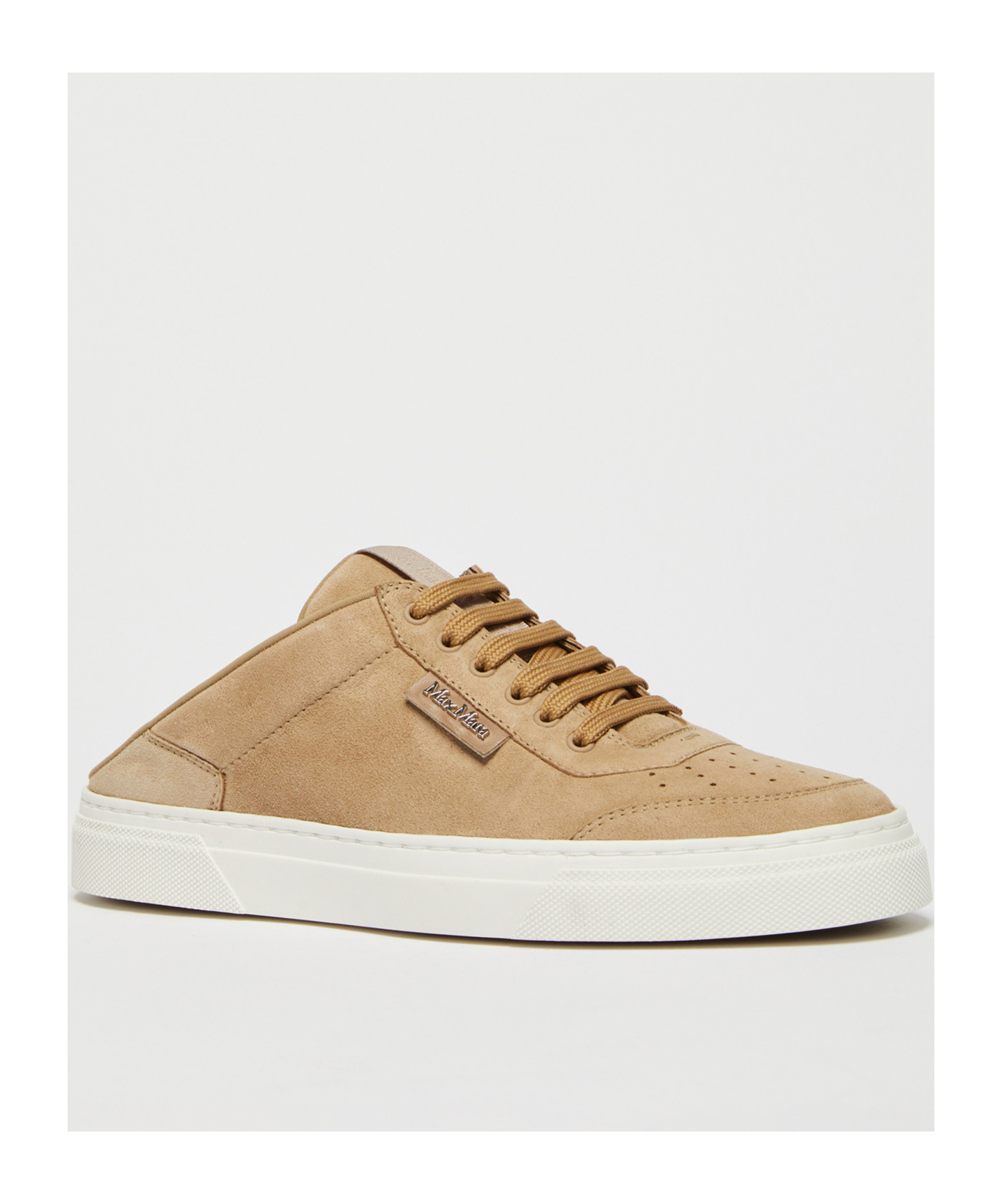Max Mara Round Head Low-cut Casual Shoes In Camel