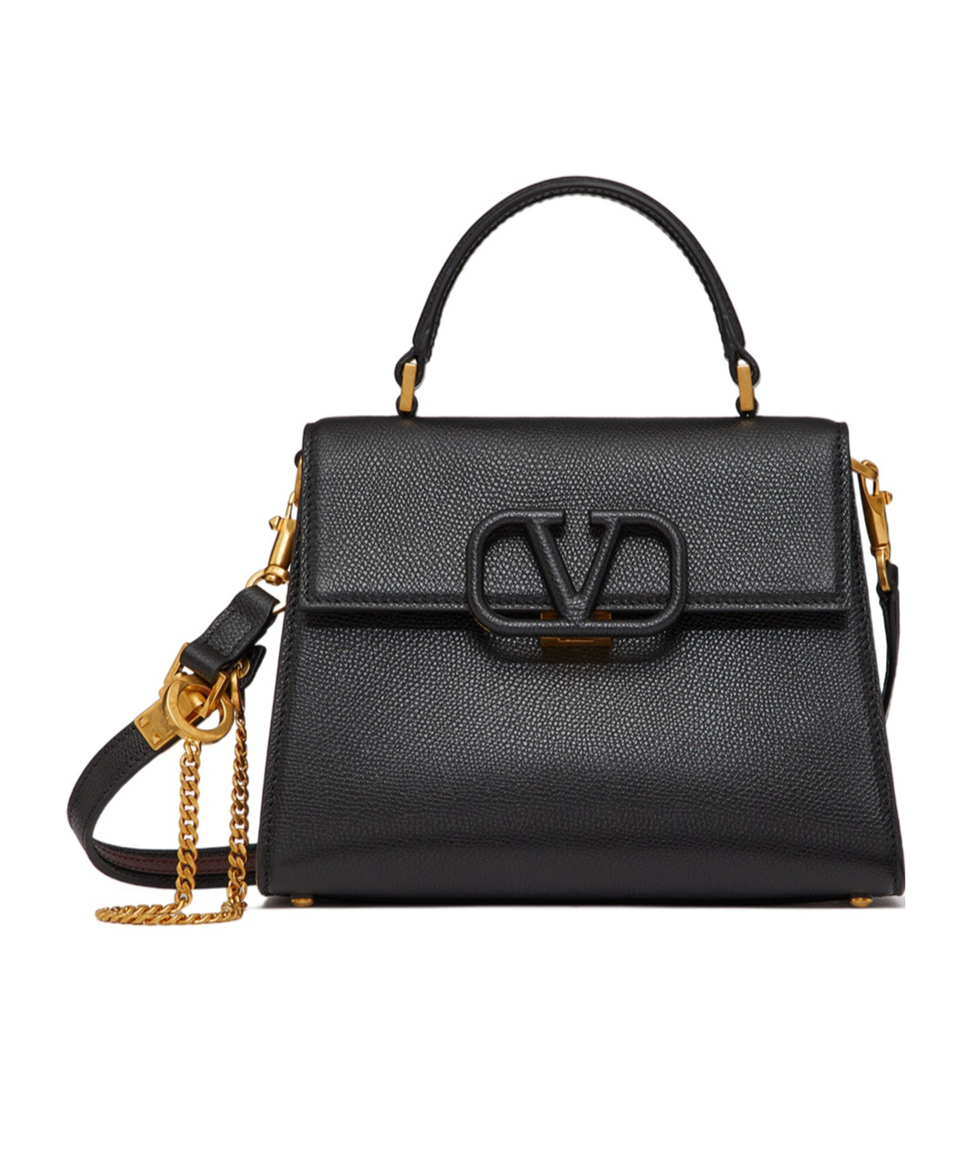 Valentino Vsling Tote Bag In Black