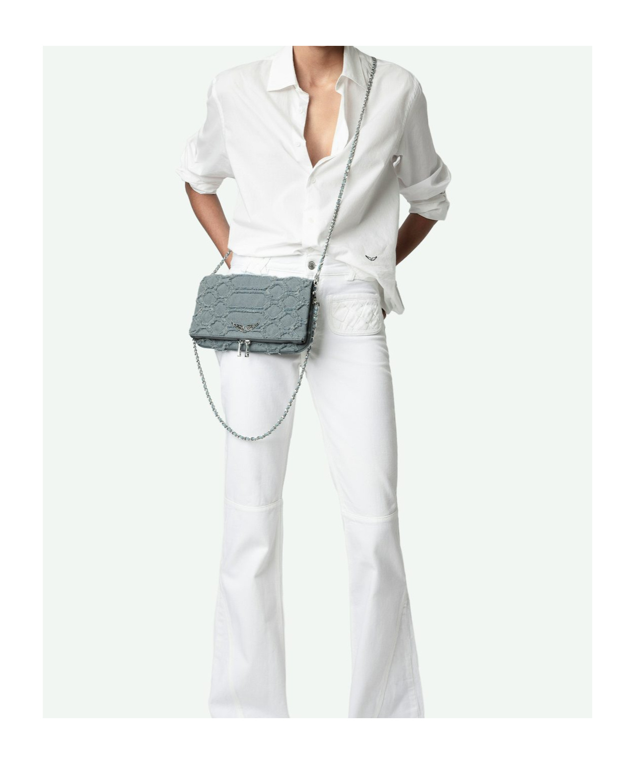 Zadig & Voltaire Rock Clutch Shoulder Bag