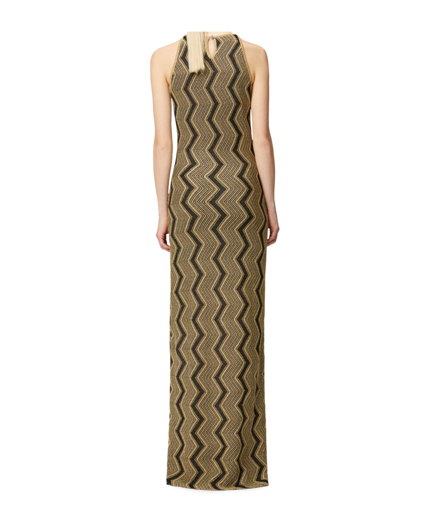 Missoni Round Neck Dress In Green